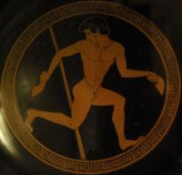 Kylix with Athlete