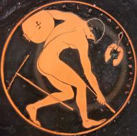 Kylix with Discobolus