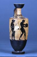 Lekythos with Athletes