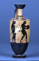 Lekythos with Athletes