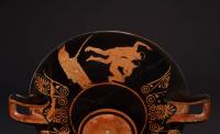 Kylix with Wrestlers