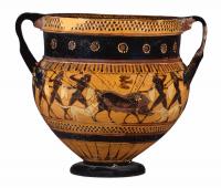 Column Krater with Animal Hunt