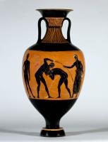 Panathenaic Amphora with Pankration