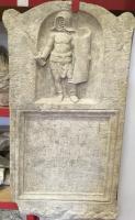 Stele with Gladiator