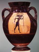 Amphora with Athlete