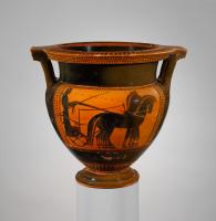 Krater with Chariots